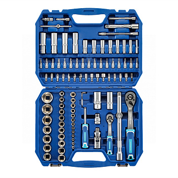 Набор инструмента  94пр. 1/2'', 1/4'' (6гр.) (4-32мм) NORDBERG 2496094C
