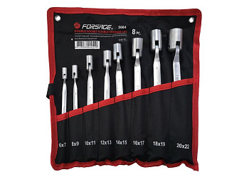 Набор ключей торцевых шарнирных 8пр.(6-22) Forsage F-5084