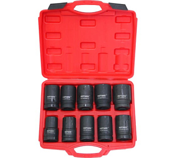 Набор головок ударных 1" 10 предметов (24-46мм) RT-021K