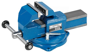 Тиски слесарные чугунные поворотные 100 мм NORDBERG NT100