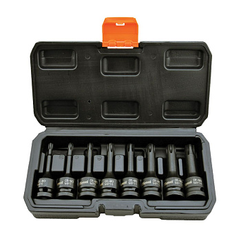 Набор головок-бит ударных 1/2" RIBE L78мм MP6-MP14 8 предметов AV Steel AV-727408