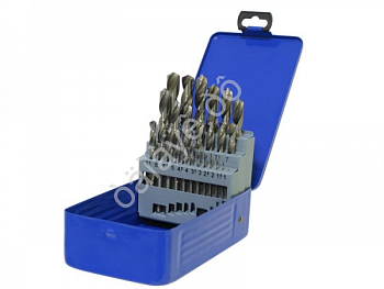 Набор свёрел по металлу 25шт 1-13 мм HSS М5 а011325