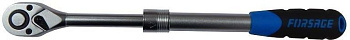 Трещотка 1/2" (72зуб) с резиновой ручкой телескопическая Forsage F-807234
