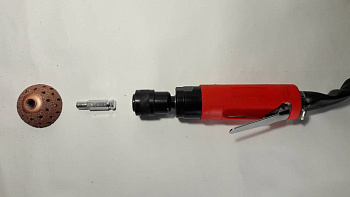 Пневматическая зачистная машинка прямая низкооборотистая 2500 об/мин Foreman FG-2500