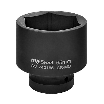 Ударная головка удл. 1" 65мм 6 гр. AV Steel AV-740165