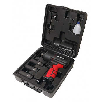 Гайковерт пневматический ударный 1450 нм 1/2" +набор головок Forsage F-82549K4