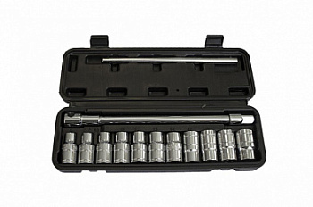 Набор головок 1/2" 6-гр.13 пр.  8-19 мм с Т-образным воротком Forsage F-4131