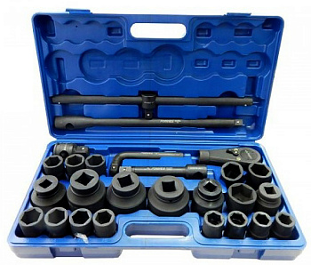 Набор инструментов ударных 3/4" и 1" 26пр. (21мм-65мм) ТДМ 8261