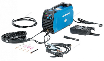 Сварочный аппарат инверторный TIG+MMA, 220V NORDBERG WT200