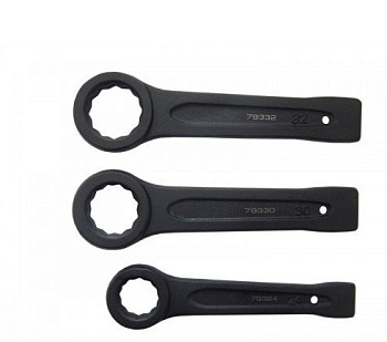 Ключ накидной ударный односторонний 80мм FORCEKRAFT FK-79380