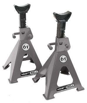 Стойка (подставка) механическая под машину 6 т KraftWell KRWJS6