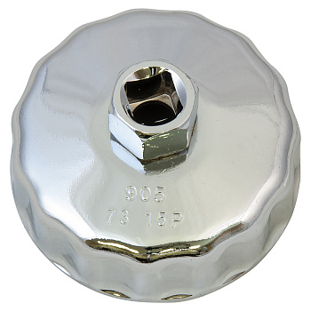 Головка-съемник масляного фильтра (крышка) 74мм х 15гр AV Steel AV-920102