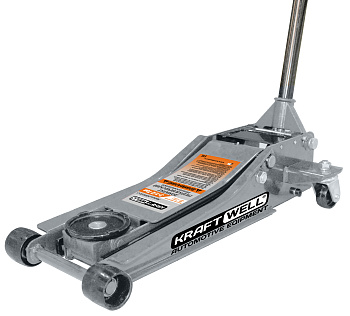 Домкрат подкатной гидравлический низкопрофильный 3,5 т KraftWell KRWFJ3.5