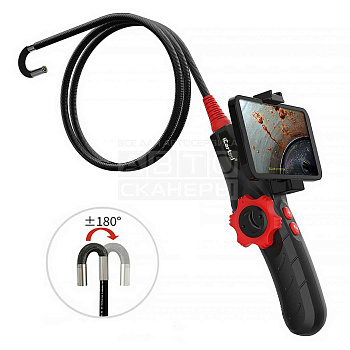 Видеоэндоскоп управляемый экран USB, 2МП, 1920X1080, 1М, 6ММ, 360° ICARTOOL IC-V200