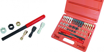 Набор для восстановления внеш. и внутр. резьбы, 42 пр. ТДМ 1049вт