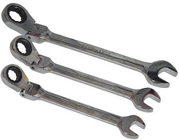 Ключ комбинированный трещоточный c шарниром 32мм BaumAuto BM600732F