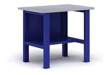 Верстак металлический бестумбовый ВП-1(860х1000х685 мм) ПАКС