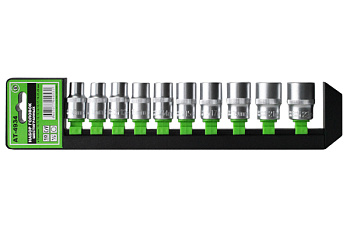 Набор головок 1/2" 6-гр 10 пр. (10-22мм) AT 55934