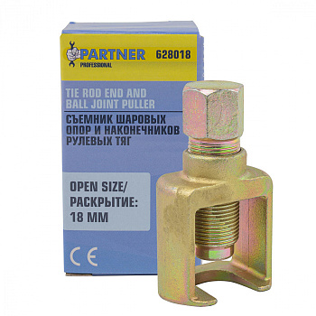 Съемник шаровых опор и наконечников рулевых тяг, зев-18 мм Partner PA-628018