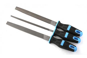 Набор напильников по металлу 3шт 200мм AV-0606