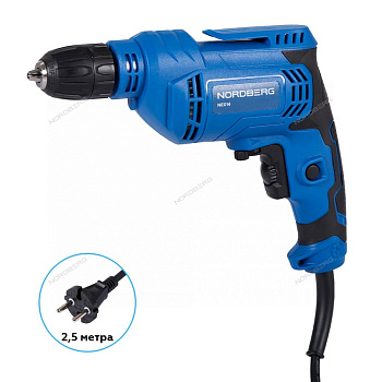Дрель макс Ø сверла 10 мм, 450 Вт NORDBERG NE014
