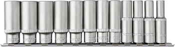 Набор головок глубоких 3/8 6гр.12пр. (8-19мм) на планке Thorvik S12S2112SM