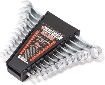 Набор ключей комбинированных 12пр. (6-14, 17,19, 22мм) в пласт.держателе Forsage F-5122MP