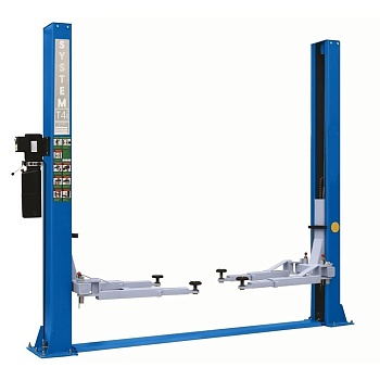 Подъёмник 2-х стоечный с нижней синхр-й 4 т.ручные стопора 380 В System4you T4i