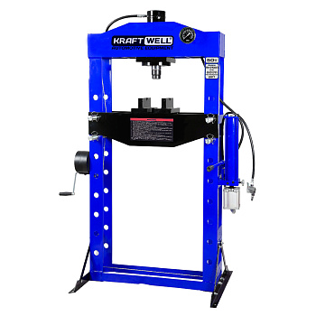 Пресс гидравлический  50 тонн пневмопривод KraftWell KRWPR50A