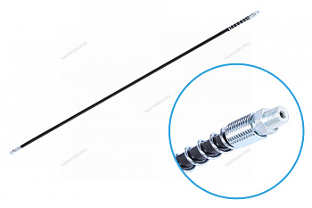 Шланг усиленный с пружиной для плунжерного шприца, L=800 мм NORDBERG NO9332
