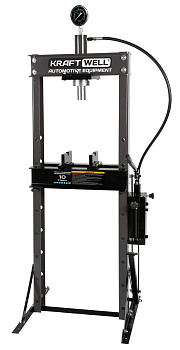 Пресс гидравлический  10 тонн с ножным приводом KraftWell KRWPR10F