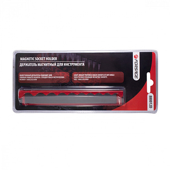 Держатель магнитный для 10 головок 1/4"(168х22мм) Forsage F-880012D