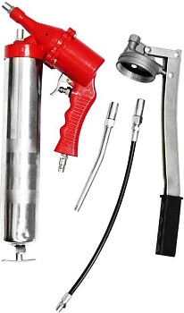 Шприц для густой смазки 500мл (пневмо+ручной) Partner PA-3017G