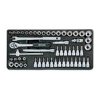 Набор инструмента 3/8"в ложементе, 54 предмета, HONITON IK-1300540B
