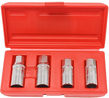 Набор шпильковертов 4пр.(6,8,10,12мм) в пластиковом кейсе Forsage F-5042