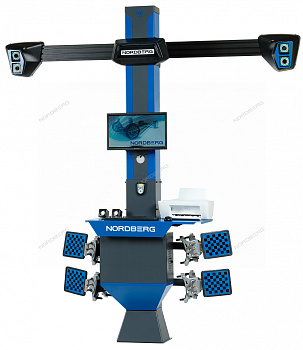 СТЕНД СХОД-РАЗВАЛ 3D модель четырехкамерный NORDBERG C804