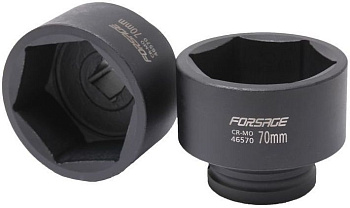Головка ударная 53мм(6гр.)3/4" Forsage F-46553