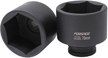 Головка ударная глубокая 52мм (6гр.)3/4" Forsage F-46510052