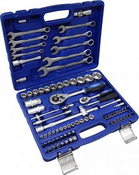 Набор инструмента  82 пр. 1/2"&1/4" (6-гран.)(4-32) KINGTUL KT82