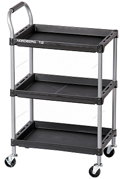 Тележка с 3 пластиковыми полками NORDBERG T12