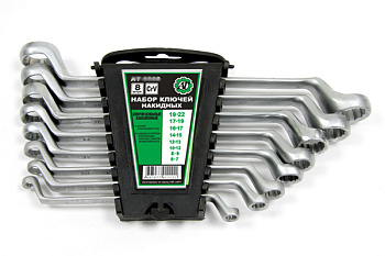 Набор ключей накидных 8 пр.(6-22мм)  AT 46080