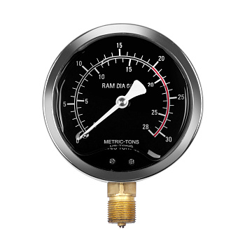 Манометр для пресса 20т, масляный AV Steel AV-951020-1