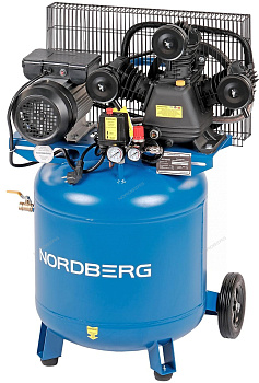 Компрессор воздушный поршневой  (360 л/мин, 100 л/бак, 220 В) NORDBERG NCEV100/360