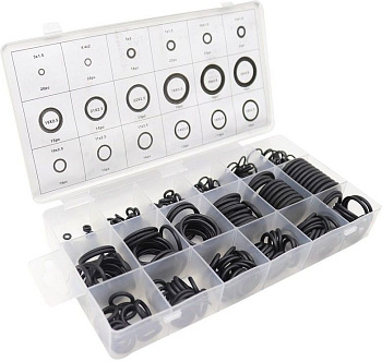 Кольца уплотнительные резиновые маслобензостойкие, 382пр. (метрические) Forsage F-724