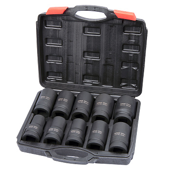 Набор головок ударных 1" 10 предметов (22-41мм) AV Steel AV-741410