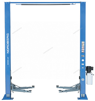 Подъёмник 2-х стоечный с верхней синхронизацией 4 т  электростопора 330В NORDBERG N4121H-4T_380V