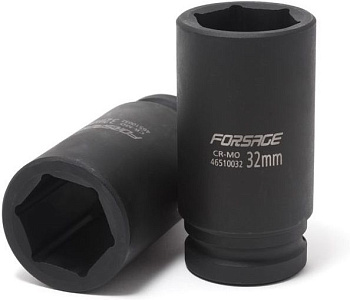 Головка ударная глубокая 23мм (6гр.)  3/4" Forsage F-46510023