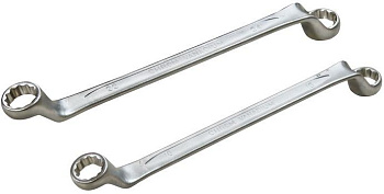 Ключ накидной отогнутый на 75 грд. 18X19мм Forsage F-7591819