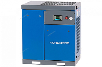 Компрессор винтовой, 22кВт, без ресивера, 10Бар, 3085л/мин NORDBERG NCB30