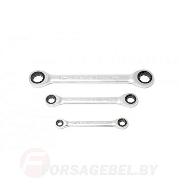 Ключ накидной трещоточный 18х19мм Forsage F-7571819M